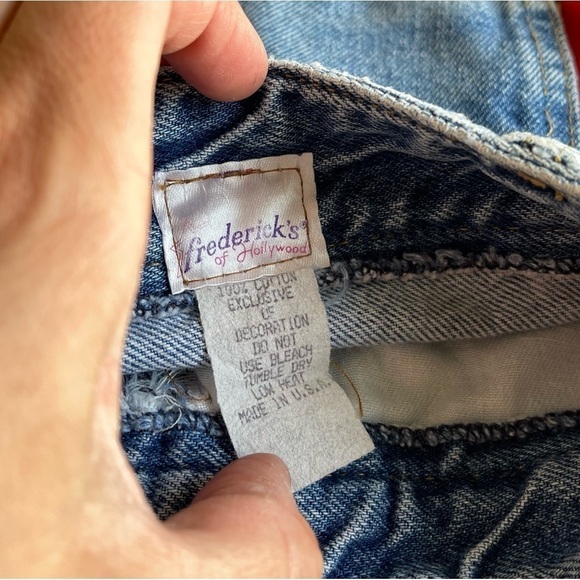 Vintage Guess Booty Jean Short Underwear Patriotic America - Picture 4 of 9